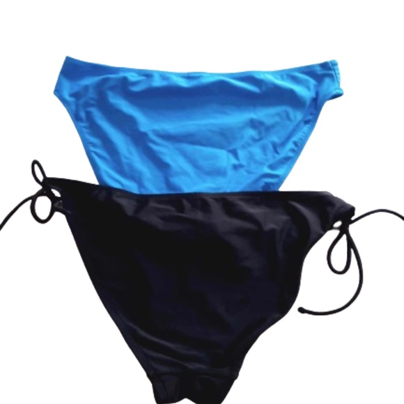 Bikini Bottom Bundle Black/Blue size 10/Medium - Picture 4 of 4